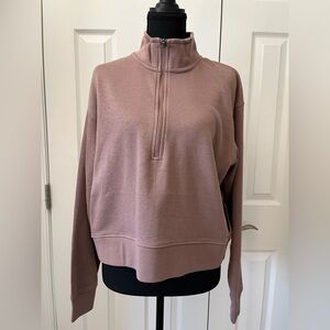 NWT ⭐️ Tommy John Half Zip Mauve Pullover Size Medium